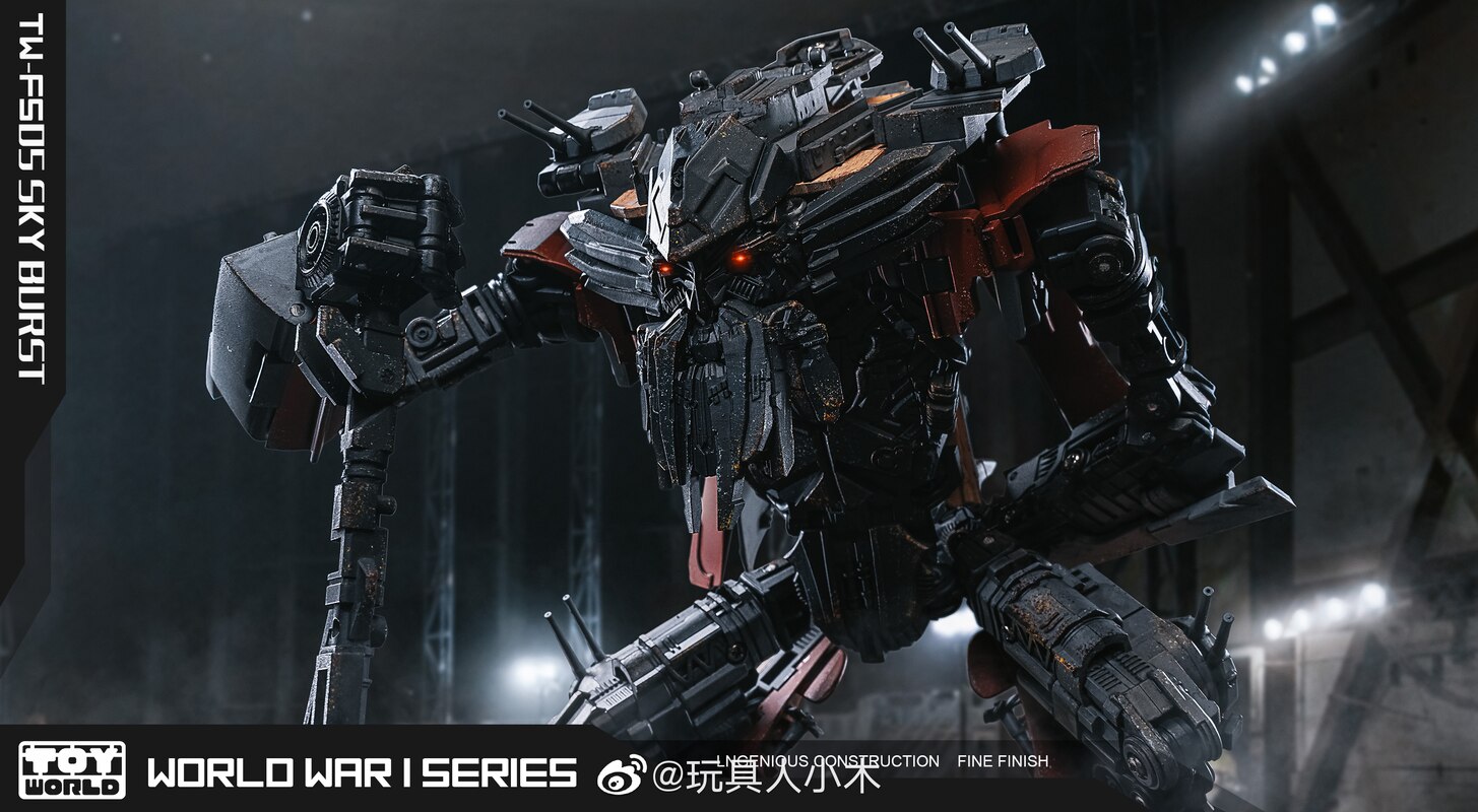 Toyworld TWFS05 Sky Burst Unofficial WWI ROTF Jetfire Battleship